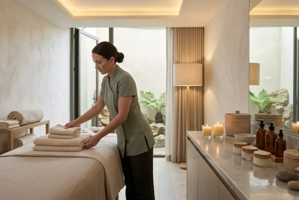 Body Care Near Me: How to Find Professional Beauty and Wellness Services in the UK Luxury body care treatment room prepared for a professional wellness appointment
